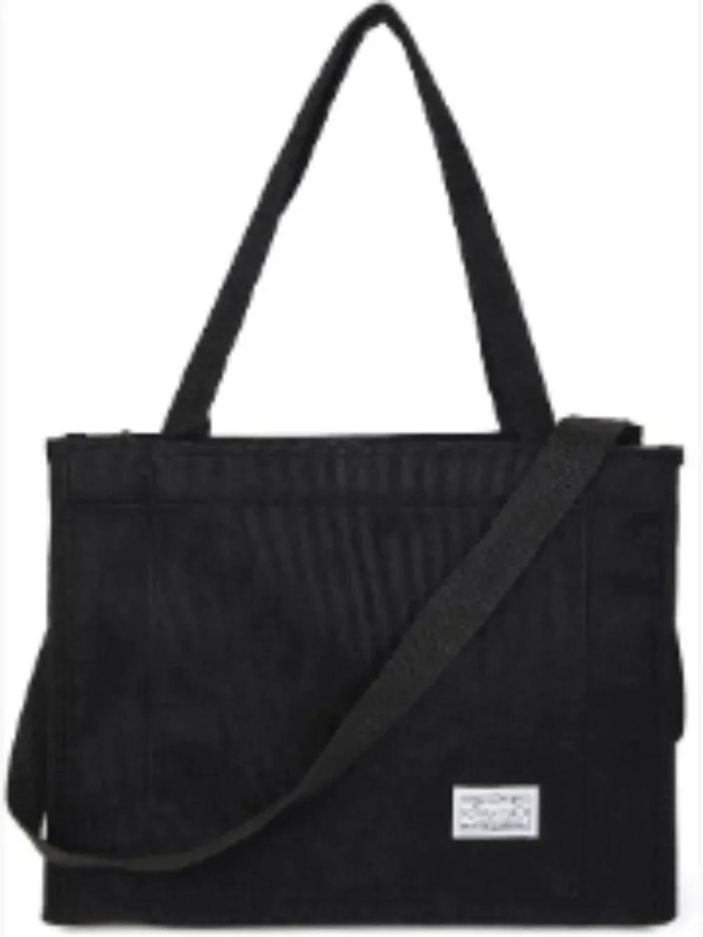 Corduroy Tote Bag for Women Travel Crossbody Purse Shoulder Work Handbag